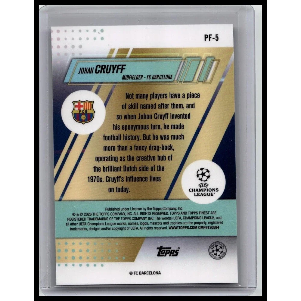 2025-26 Finest UEFA Johan Cruyff Prized Footballers
